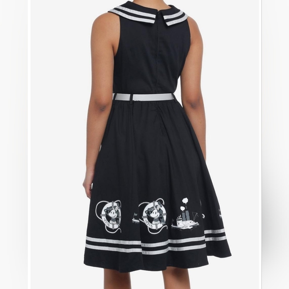 Her Universe Disney Steamboat Willie Sailor Dress Her Universe Exclusive - Picture 2 of 8